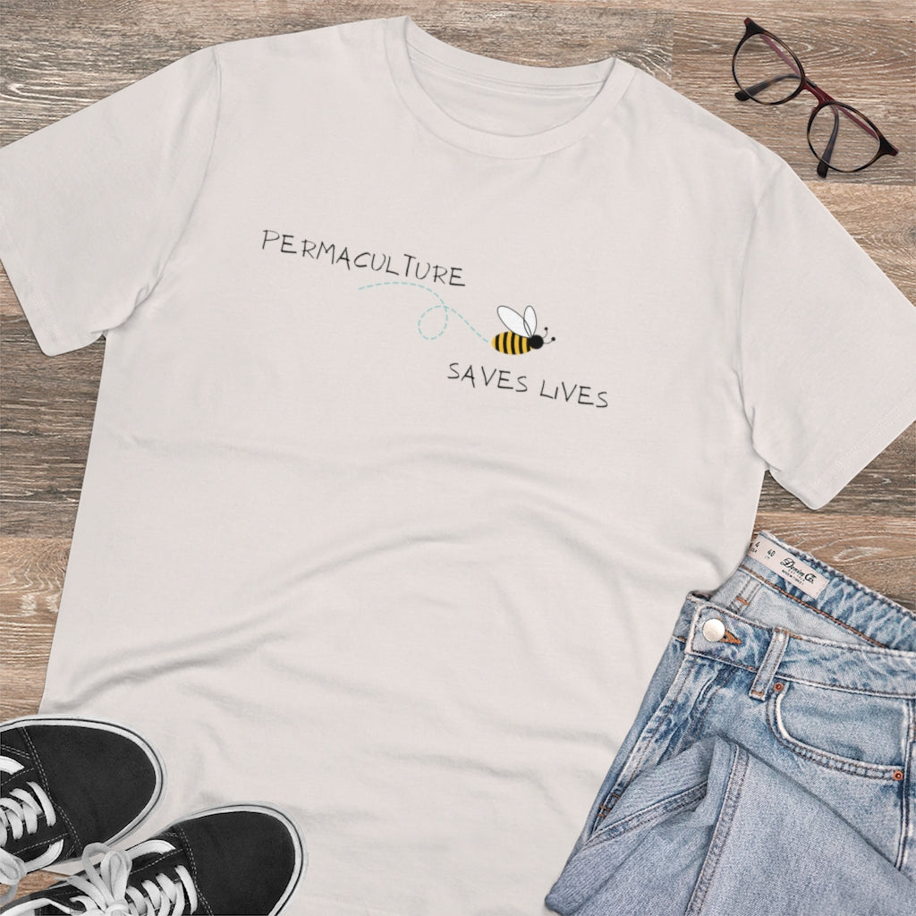 Permaculture Saves Lives Organic T-shirt - Unisex