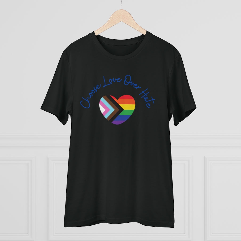 Choose Love Over Hate Collection Eco-Friendly Organic T-shirt - Unisex