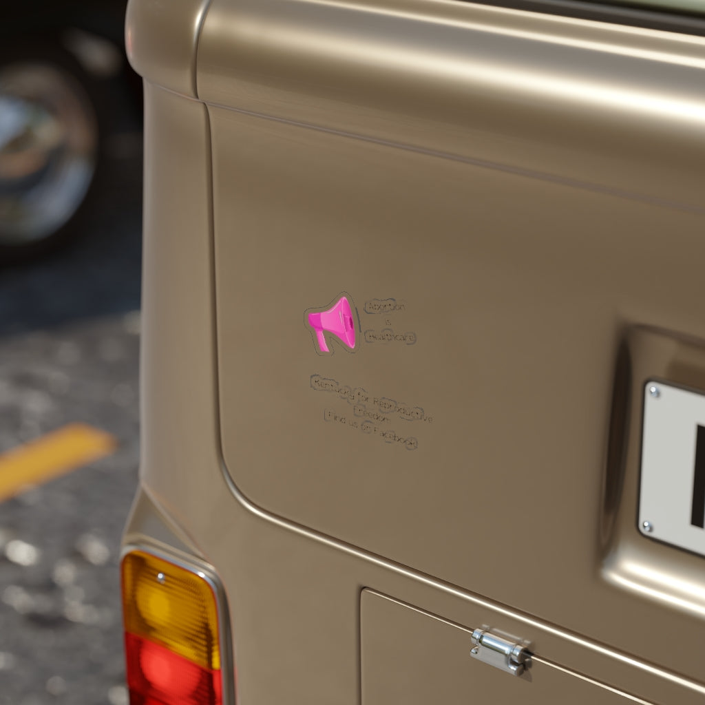 Kentucky for Reproductive Freedom Collection Transparent Outdoor Stickers, Die-Cut, 1pcs