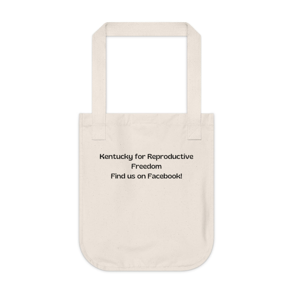 Kentucky for Reproductive Freedom Collection Organic Canvas Tote Bag