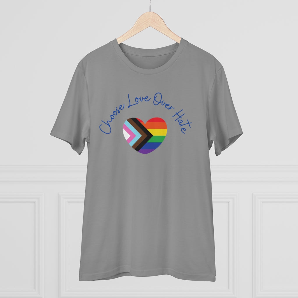 Choose Love Over Hate Collection Eco-Friendly Organic T-shirt - Unisex