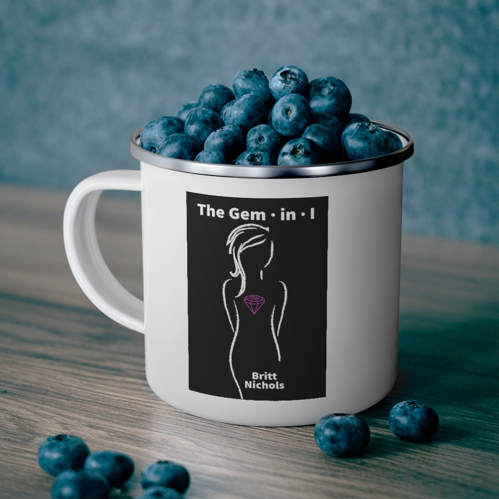 The Gem in I (Book Cover) Enamel Camping Mug