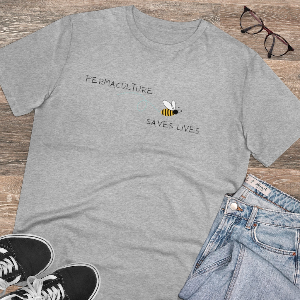 Permaculture Saves Lives Organic T-shirt - Unisex