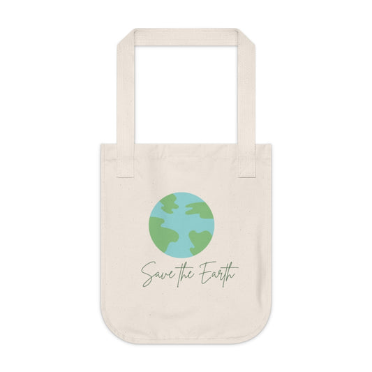 Earth Day 2022 Collection Organic Canvas Tote Bag