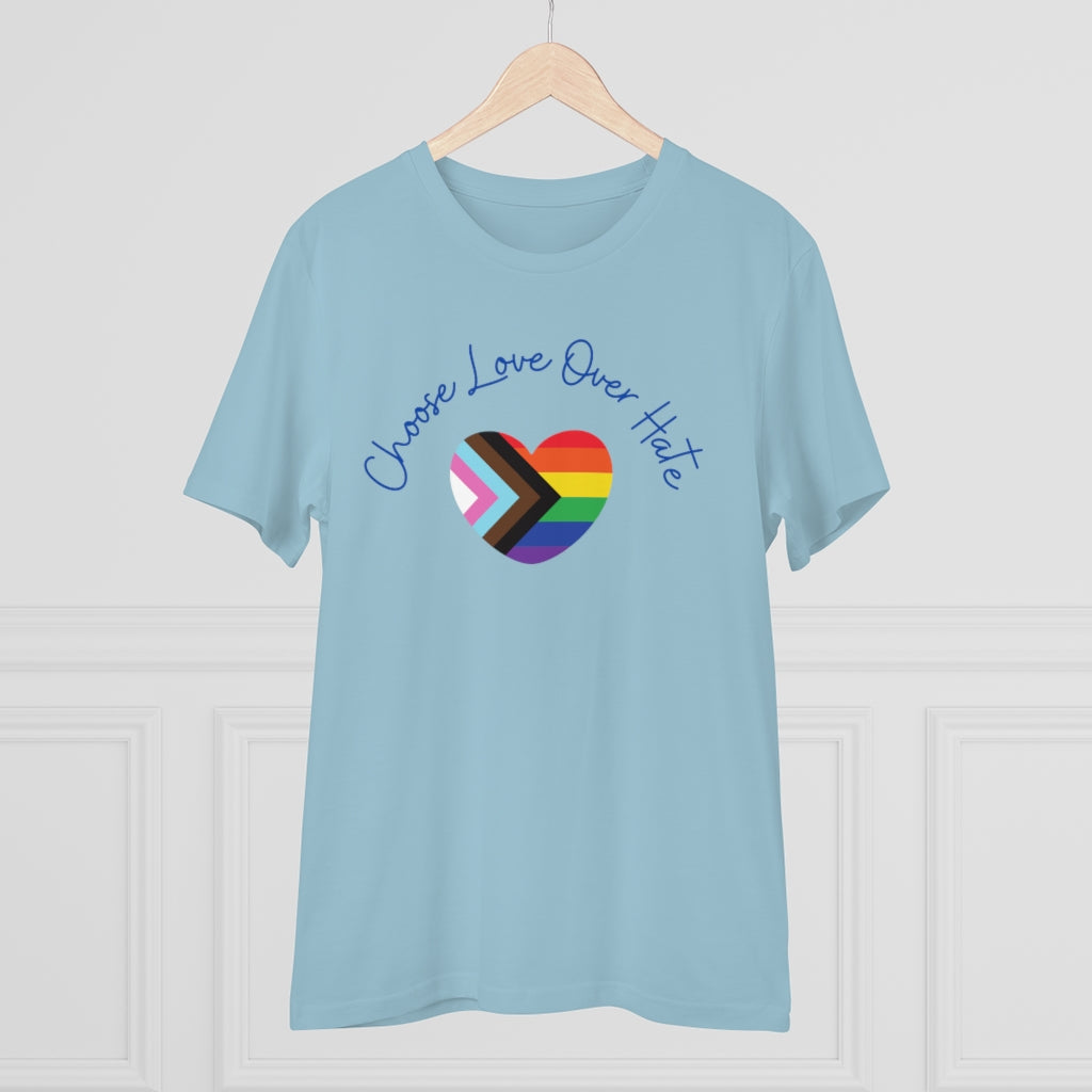 Choose Love Over Hate Collection Eco-Friendly Organic T-shirt - Unisex
