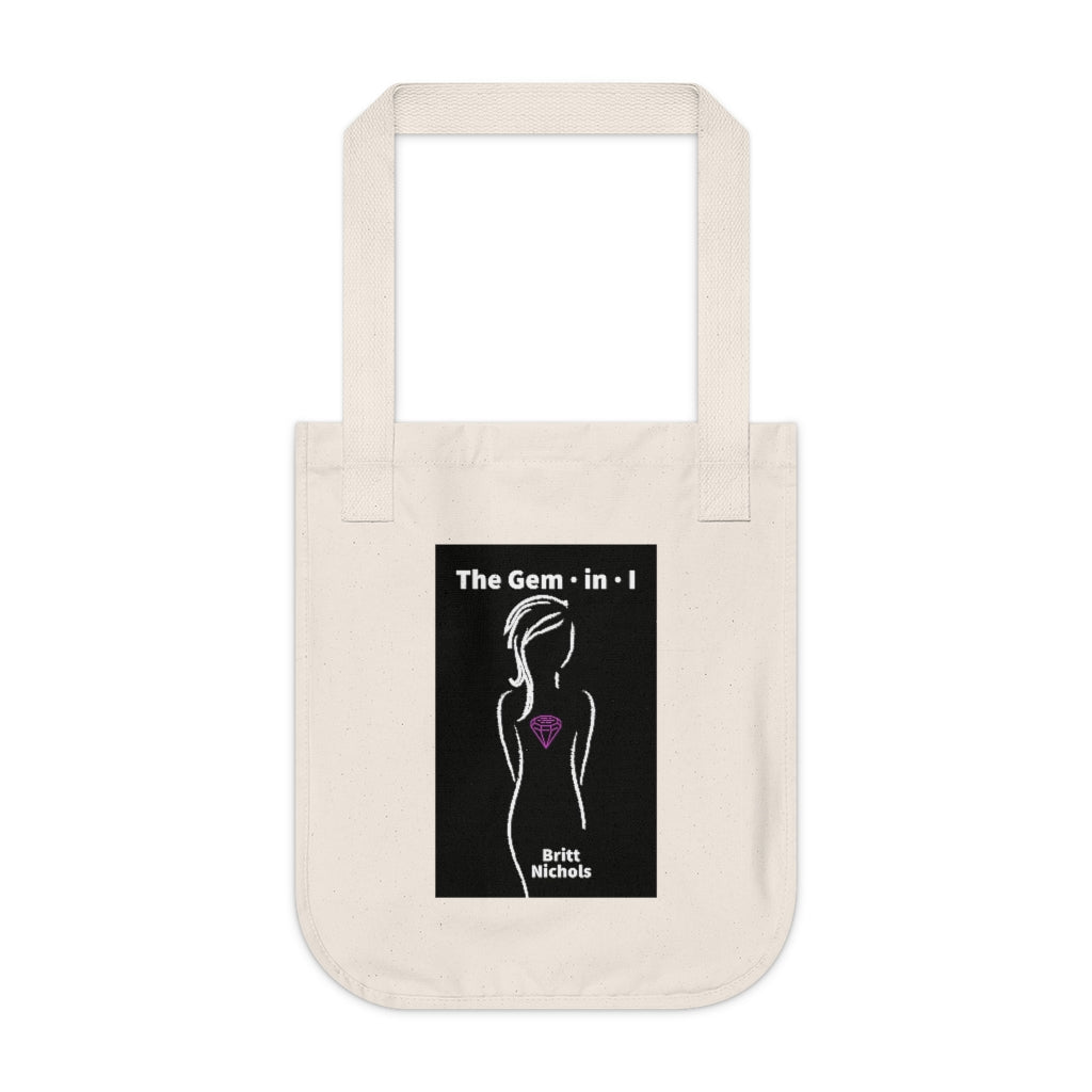 The Gem in I (Book Cover) Organic Canvas Tote Bag
