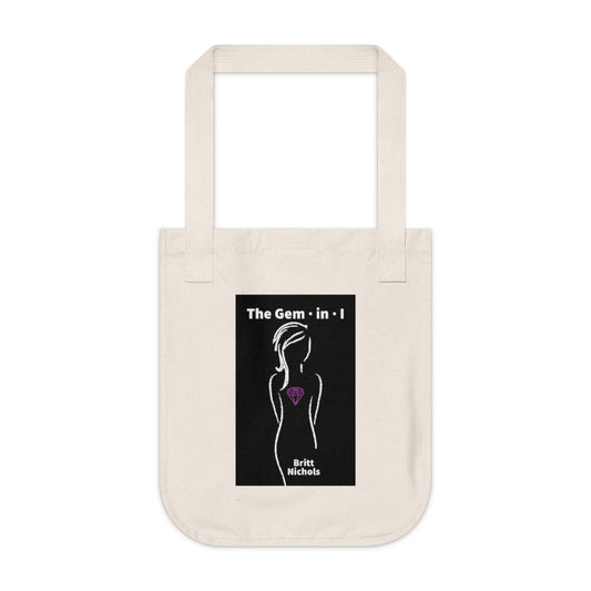 The Gem in I (Book Cover) Organic Canvas Tote Bag