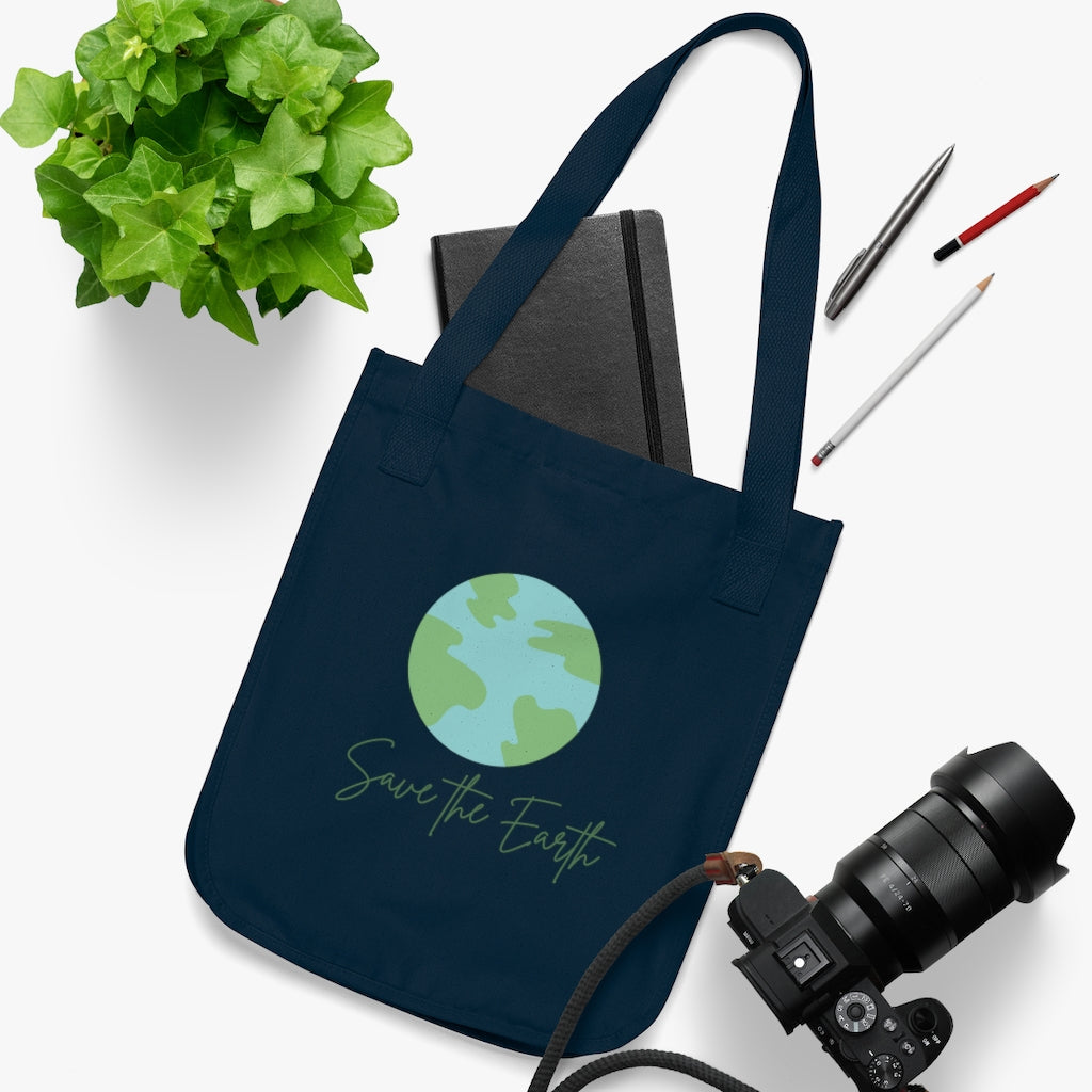 Earth Day 2022 Collection Organic Canvas Tote Bag