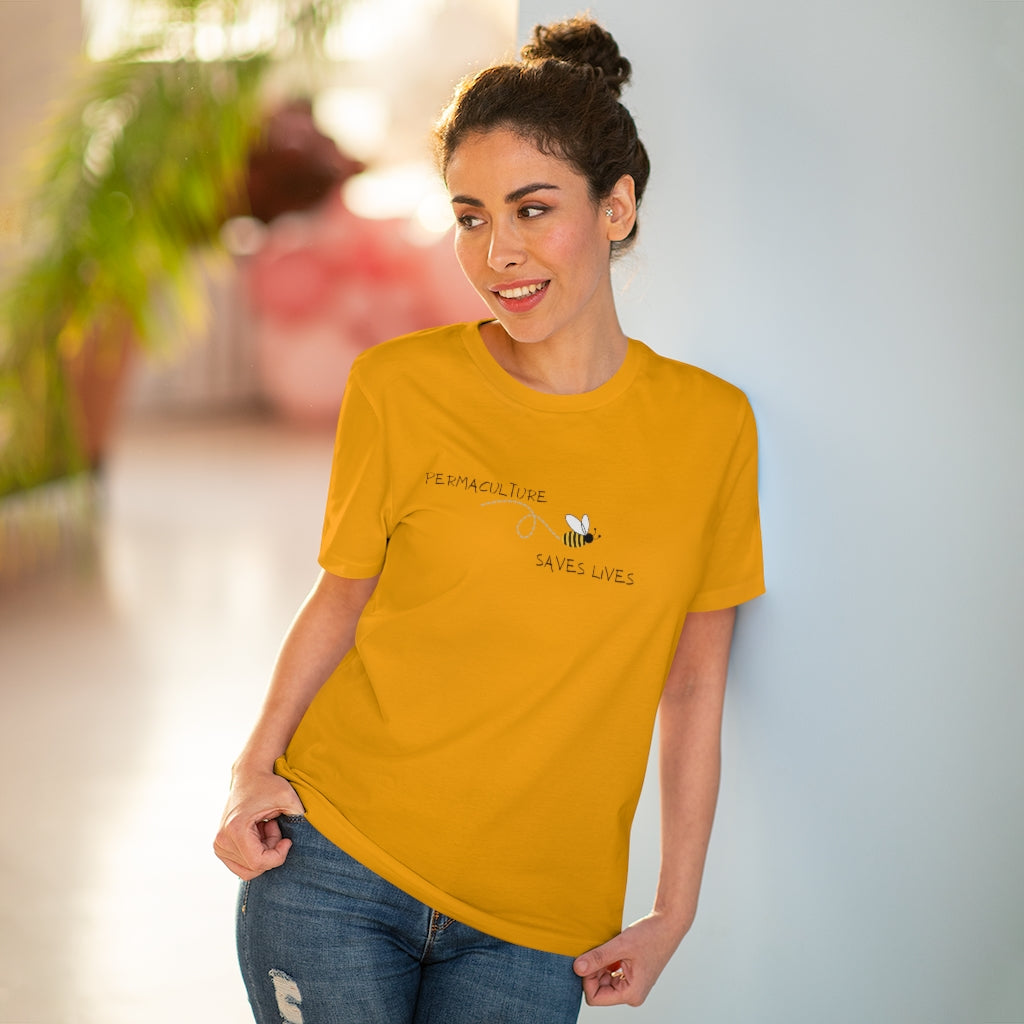 Permaculture Saves Lives Organic T-shirt - Unisex