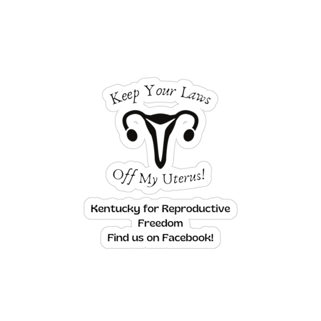 Kentucky for Reproductive Freedom Transparent Outdoor Stickers, Die-Cut, 1pcs