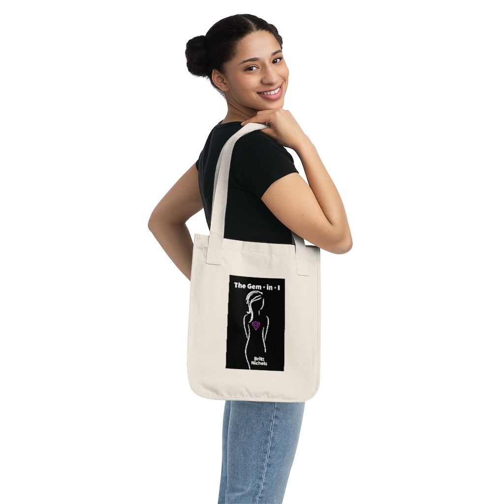 The Gem in I (Book Cover) Organic Canvas Tote Bag