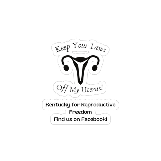 Kentucky for Reproductive Freedom Transparent Outdoor Stickers, Die-Cut, 1pcs