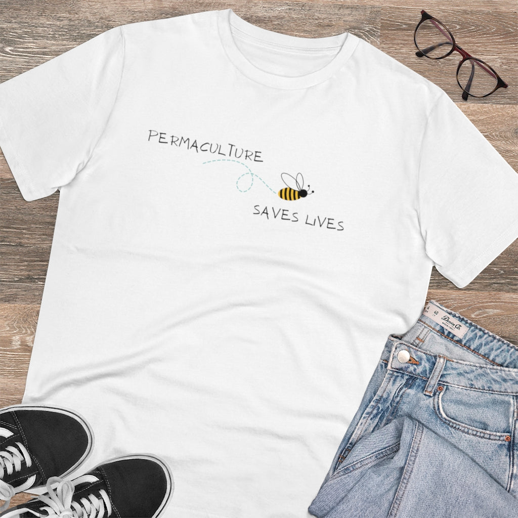 Permaculture Saves Lives Organic T-shirt - Unisex