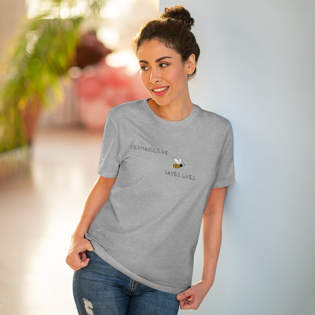 Permaculture Saves Lives Organic T-shirt - Unisex