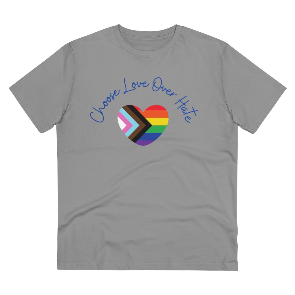 Choose Love Over Hate Collection Eco-Friendly Organic T-shirt - Unisex