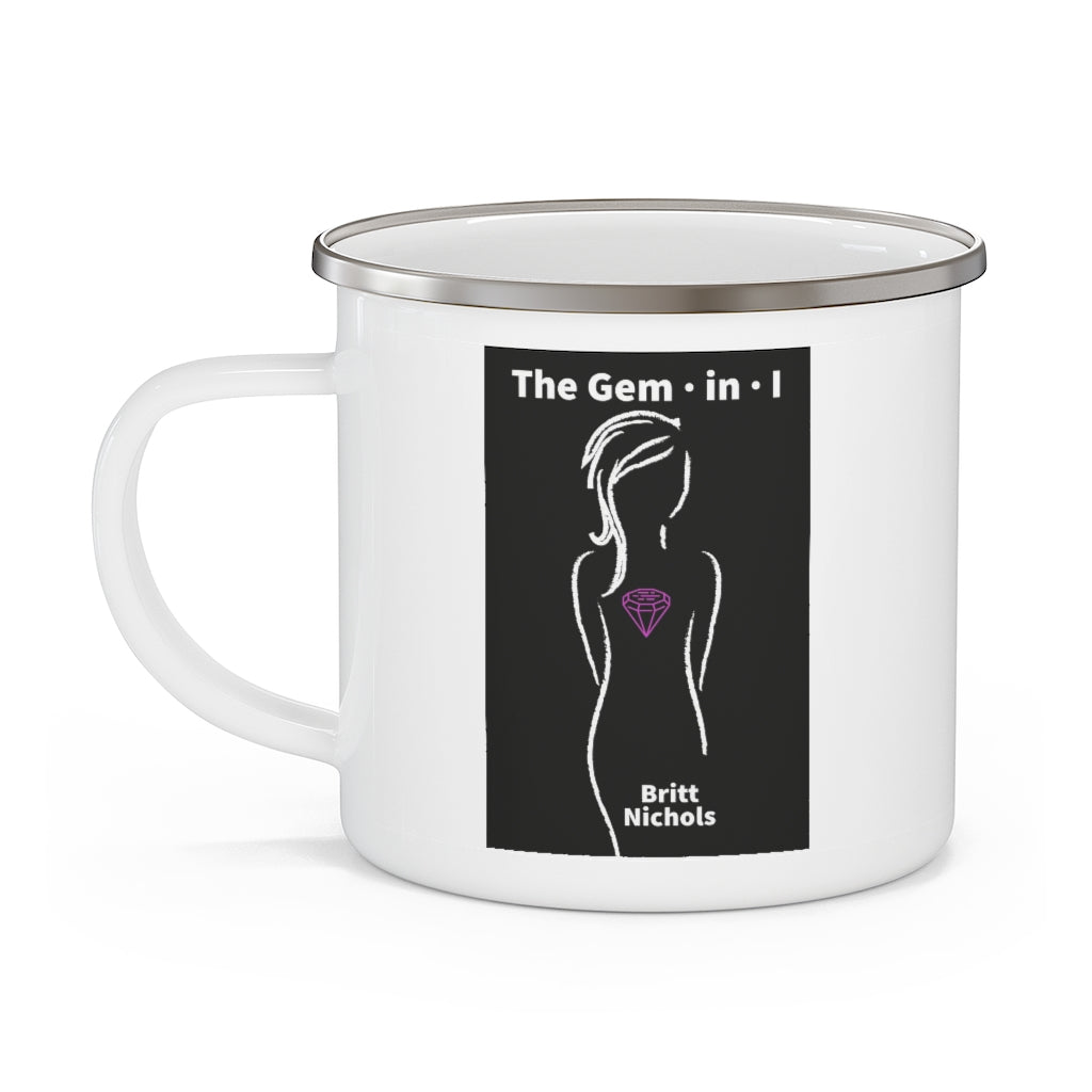 The Gem in I (Book Cover) Enamel Camping Mug