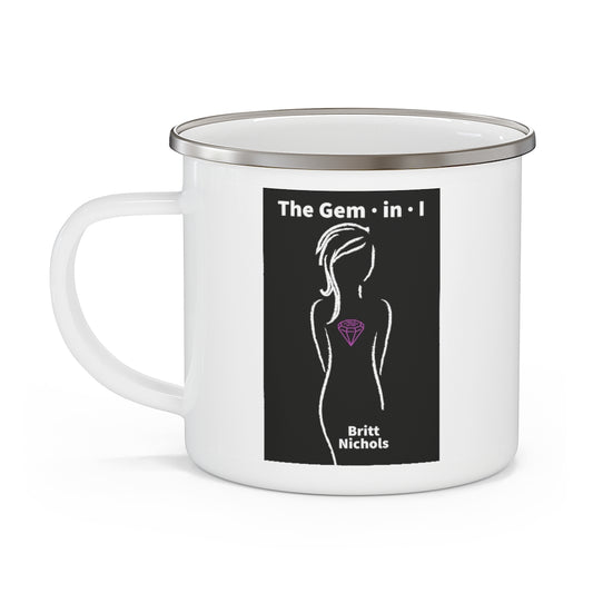 The Gem in I (Book Cover) Enamel Camping Mug