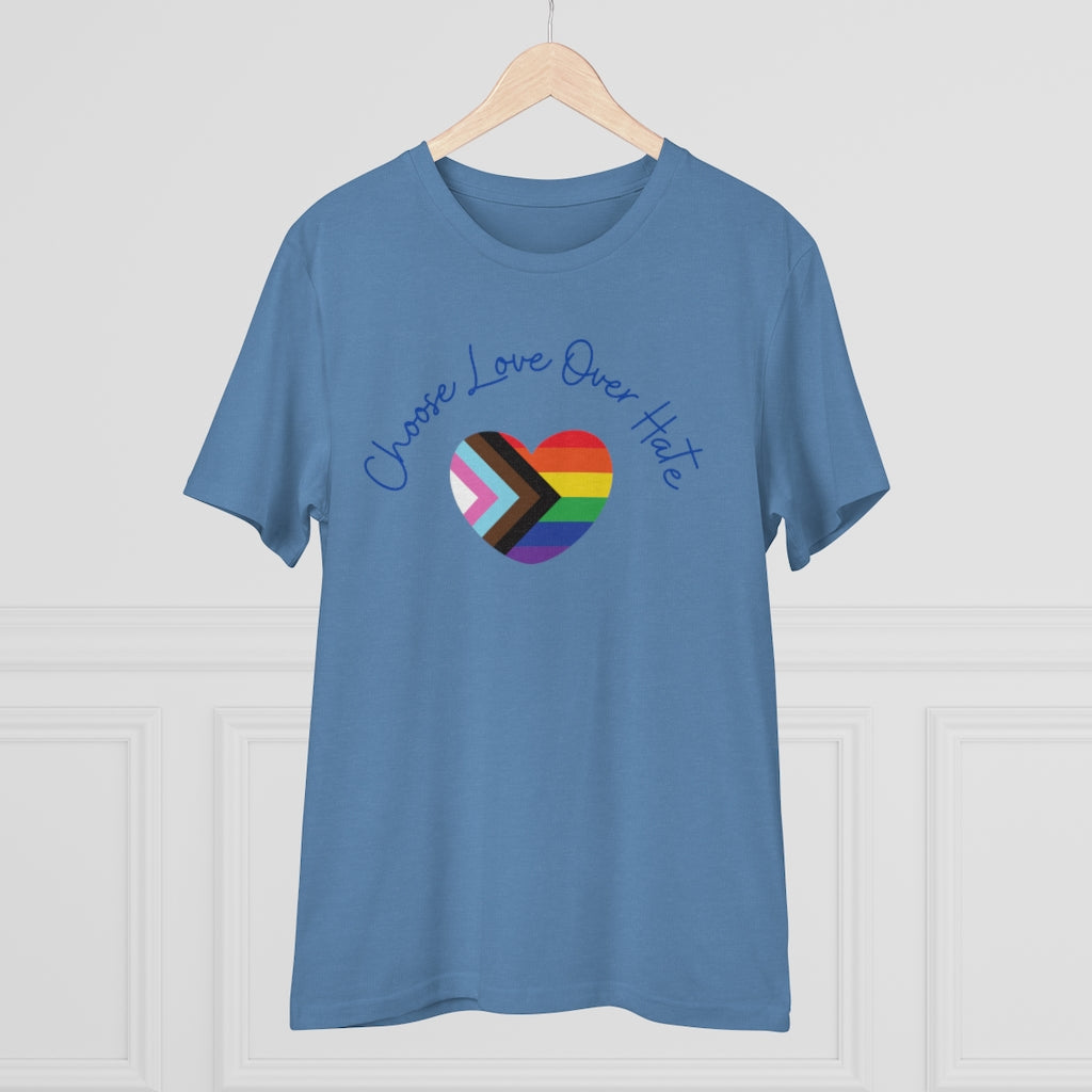 Choose Love Over Hate Collection Eco-Friendly Organic T-shirt - Unisex